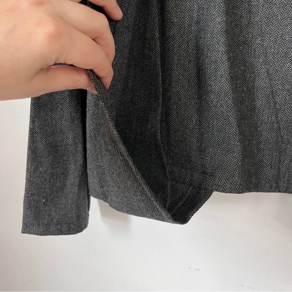 Kim Bernardin Paris Wool Tweed Top Women's XL Lagenlook Drape Front - Picture 5 of 7